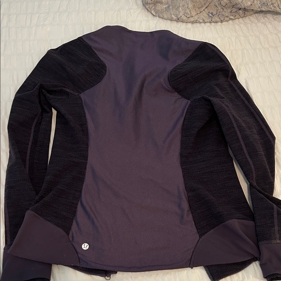 🧥 Lululemon Emerge Renewed Jacket - Nightfall Purple Tweed - Size 6 - Picture 5 of 7
